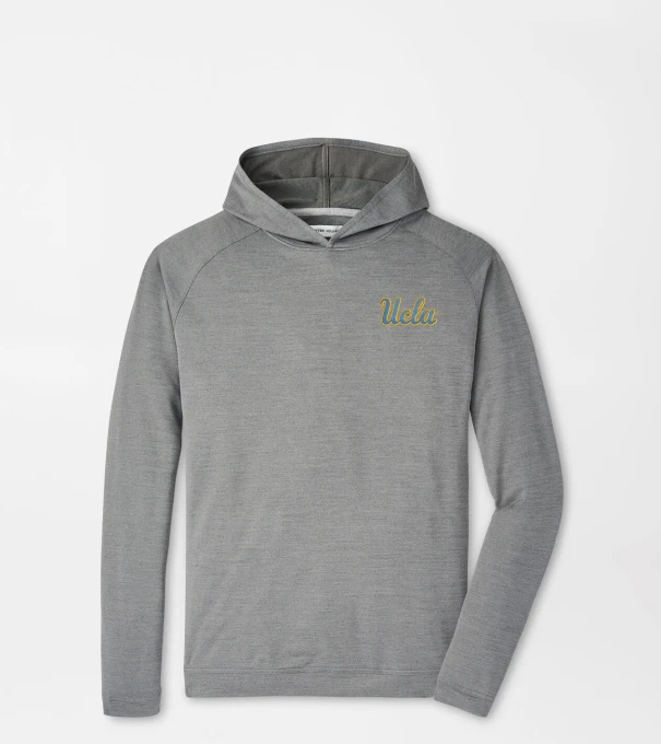 UCLA Pine Performance Hoodie in Iron