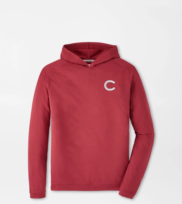 Colgate Pine Performance Hoodie in Maroon2