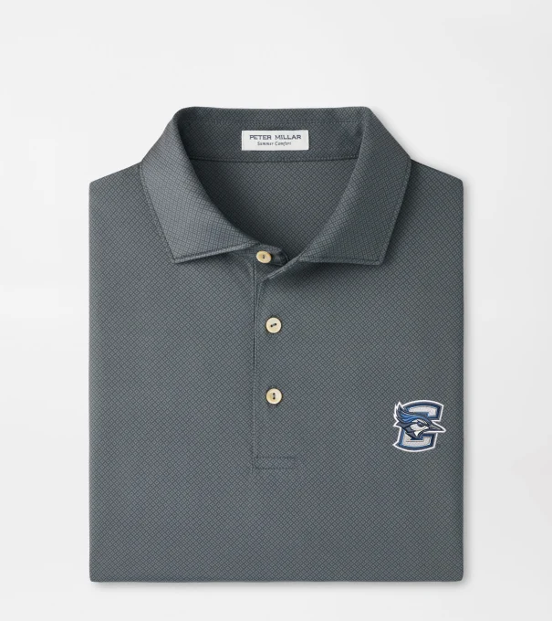Creighton Hugo Performance Jersey Polo in Iron