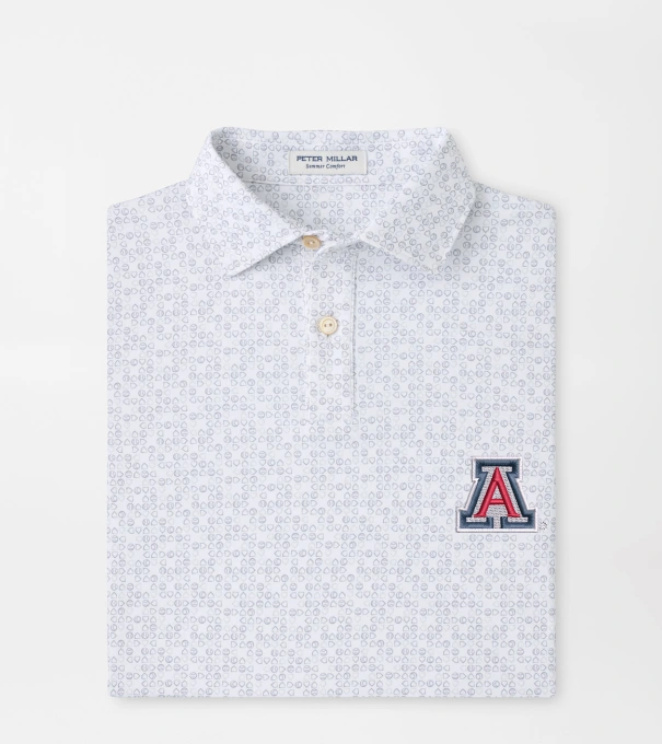 Arizona Bases Loaded Youth Performance Jersey Polo in White