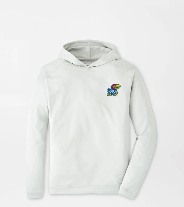 Kansas Pine Performance Hoodie in British Grey