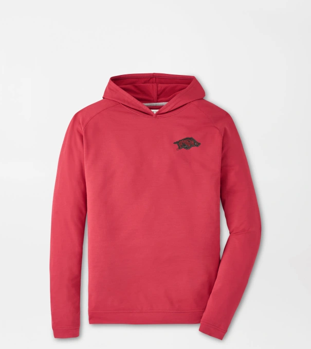 Arkansas Pine Performance Hoodie in Crimson1