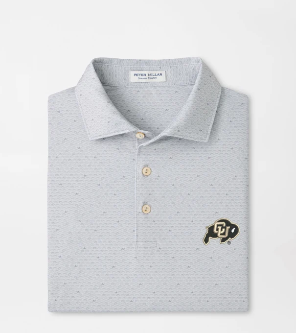 Colorado On The Ball Performance Jersey Polo in British Grey