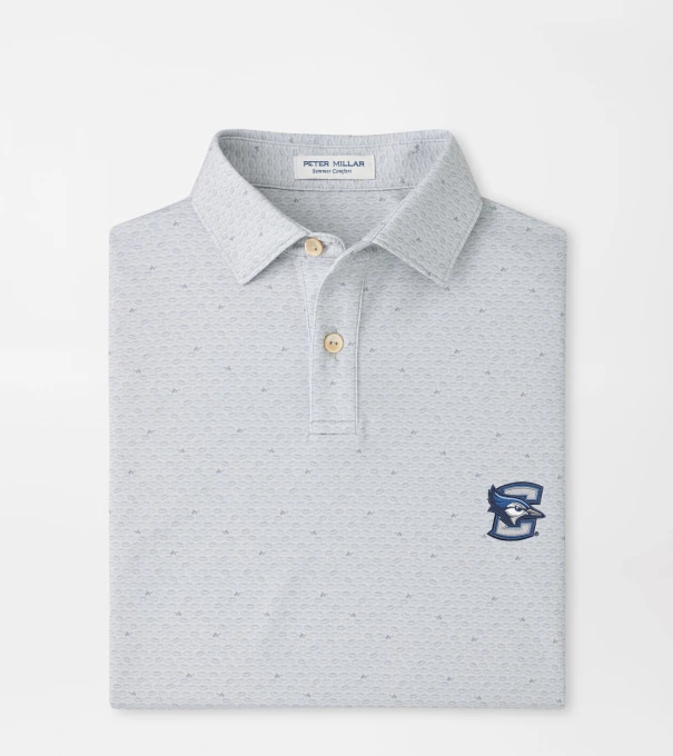 Creighton On The Ball Youth Performance Jersey Polo in British Grey