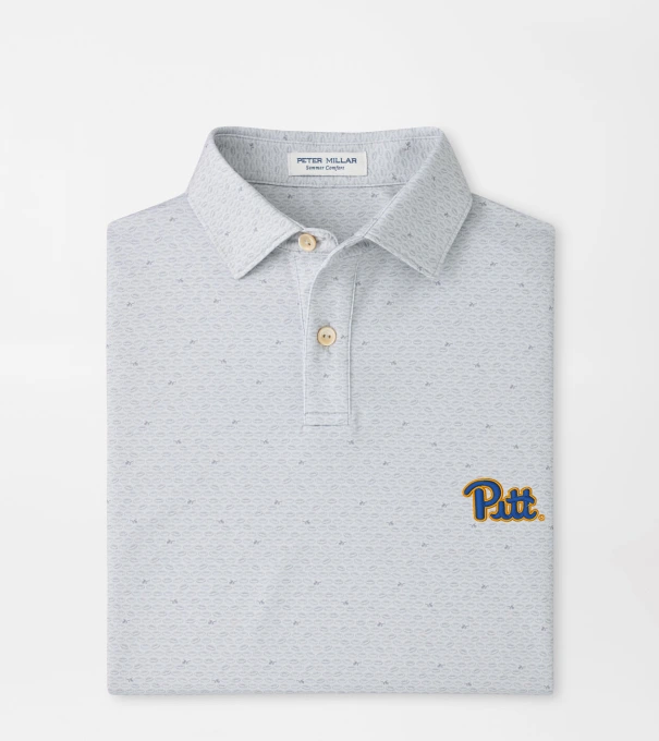 Pittsburgh On The Ball Youth Performance Jersey Polo in British Grey