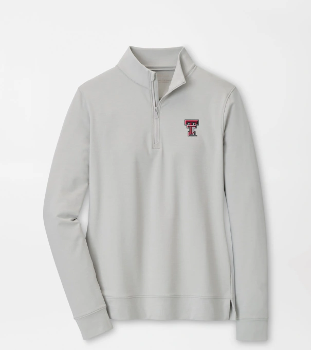 Texas Tech Women's Perth Performance Pullover in British Grey