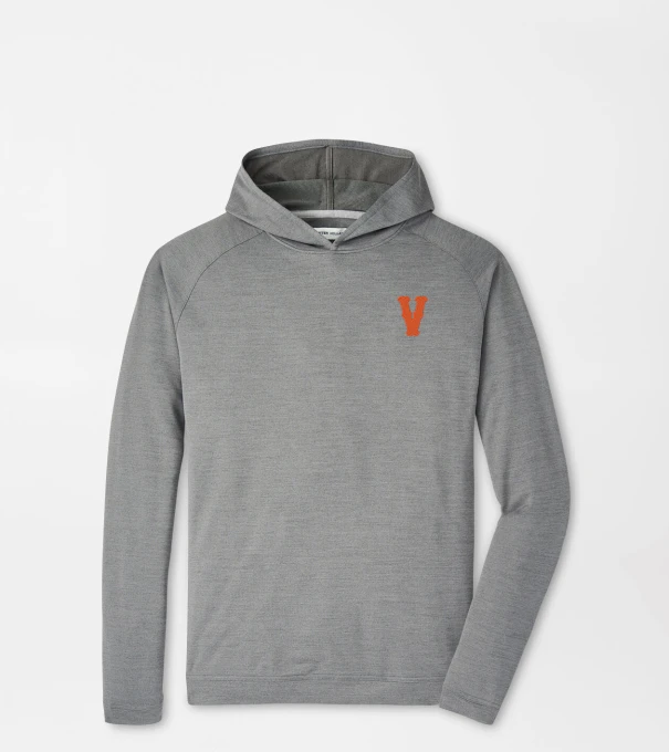 Virginia Vault Pine Performance Hoodie in Iron