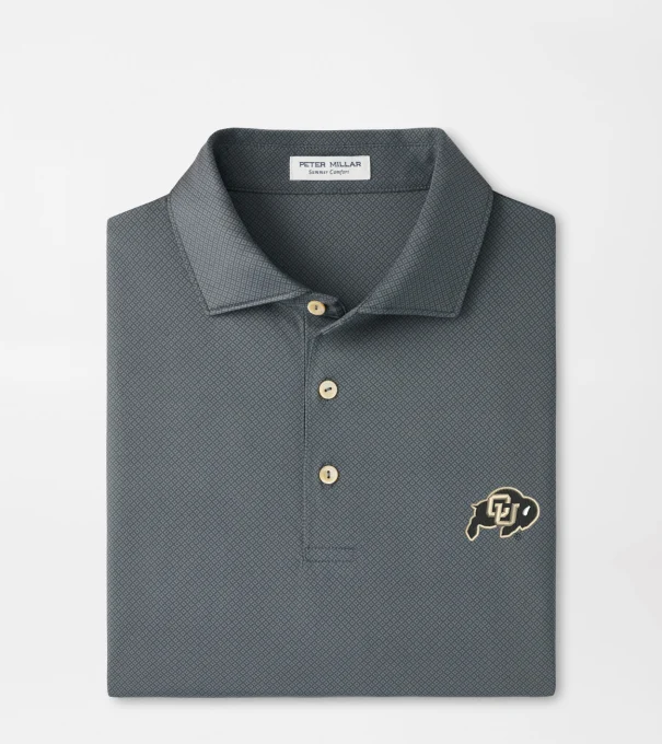 Colorado Hugo Performance Jersey Polo in Iron