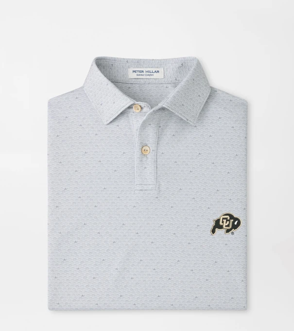 Colorado On The Ball Youth Performance Jersey Polo in British Grey