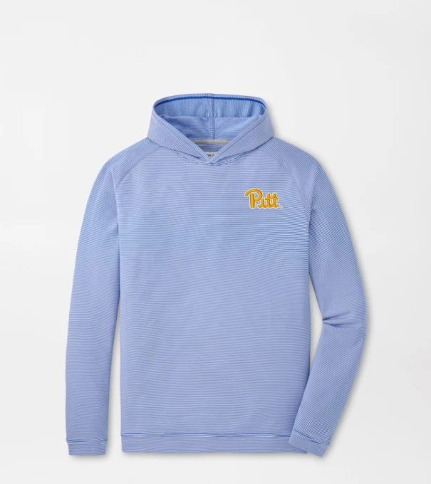 Pittsburgh Pine Sugar Stripe Performance Hoodie in Blue3