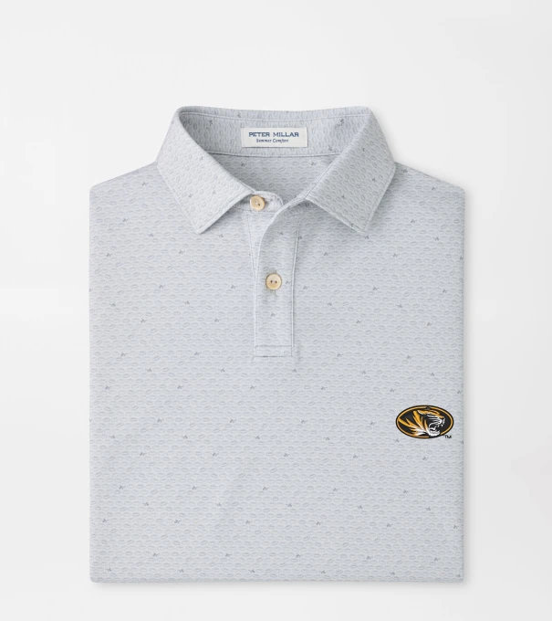 Missouri On The Ball Youth Performance Jersey Polo in British Grey