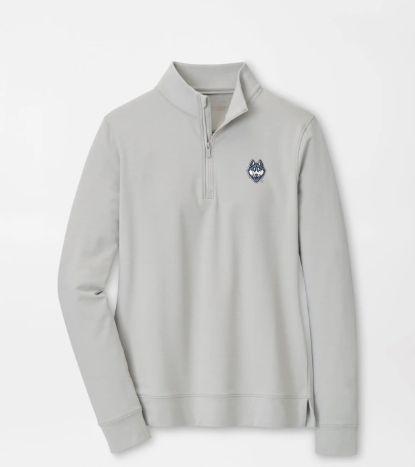UConn Women's Perth Performance Pullover in British Grey