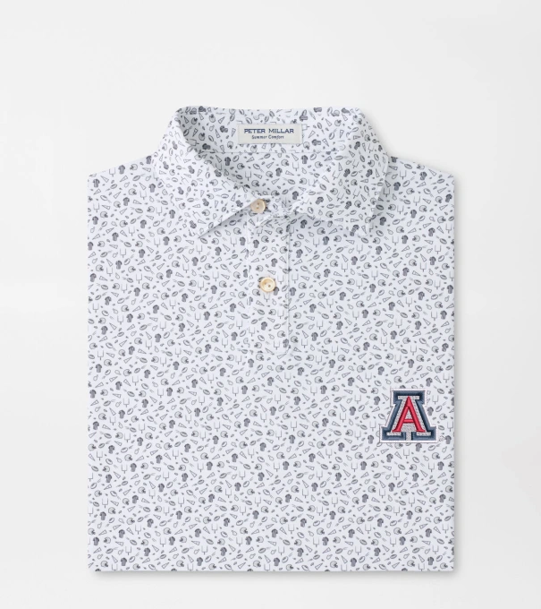 Arizona Kick Off Youth Performance Jersey Polo in Gale Grey