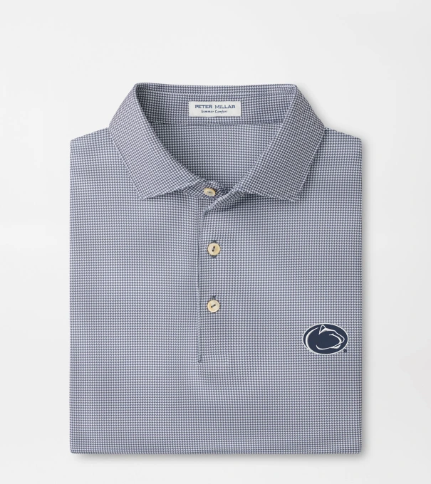 Penn State Border Performance Jersey Polo in Iron