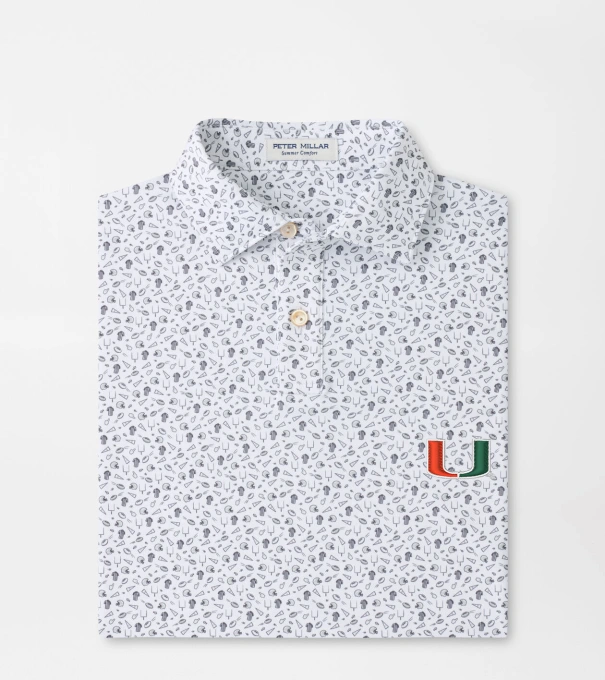 Miami Kick Off Youth Performance Jersey Polo in Gale Grey
