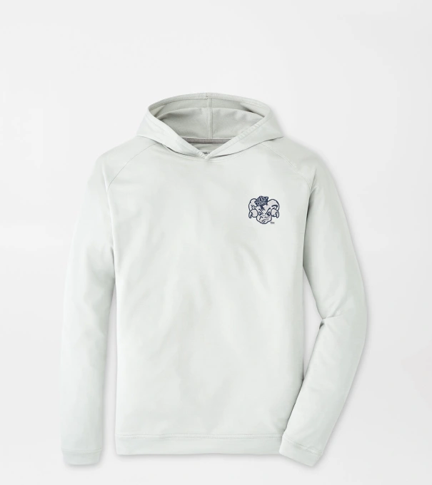 UNC Vault Pine Performance Hoodie in British Grey