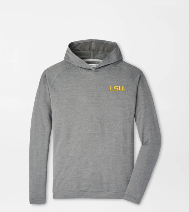 LSU Pine Performance Hoodie in Iron