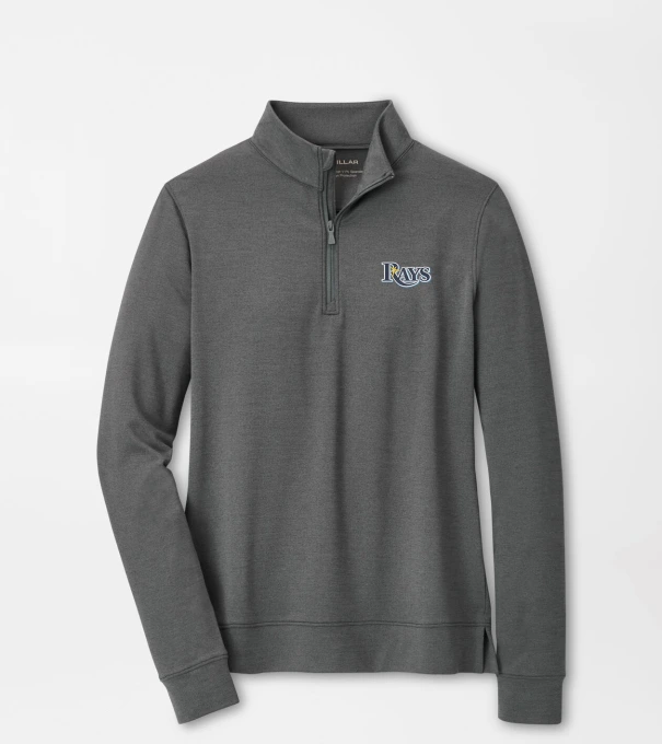 Cooperstown Tampa Bay Rays Women's Perth Performance Pullover in Iron