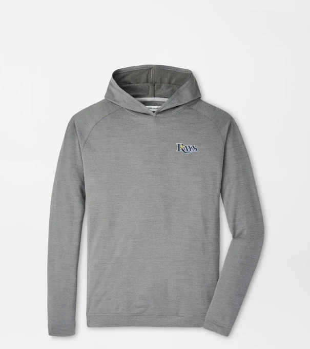 Cooperstown Tampa Bay Rays Pine Performance Hoodie in Iron