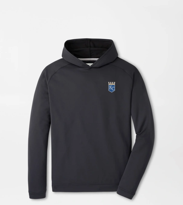 Cooperstown Kansas City Royals Pine Performance Hoodie in Black