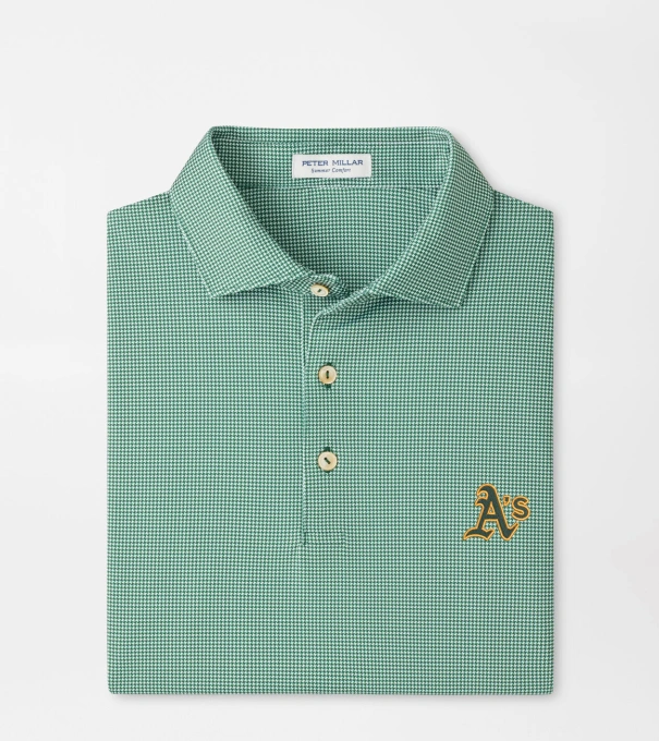 Athletics Border Performance Jersey Polo in Green1