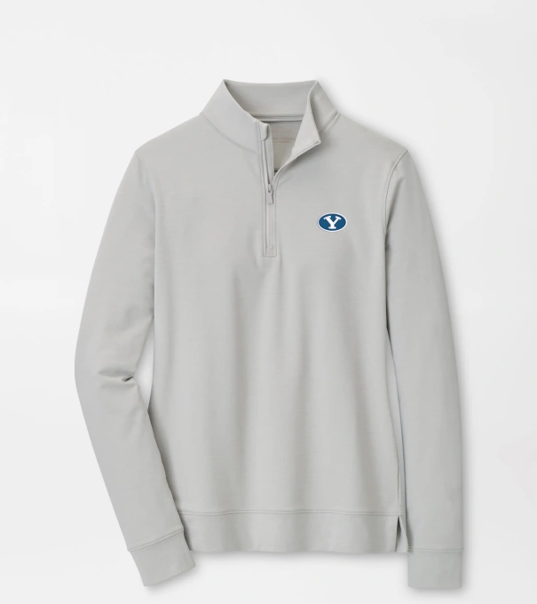 BYU Women's Perth Performance Pullover in British Grey