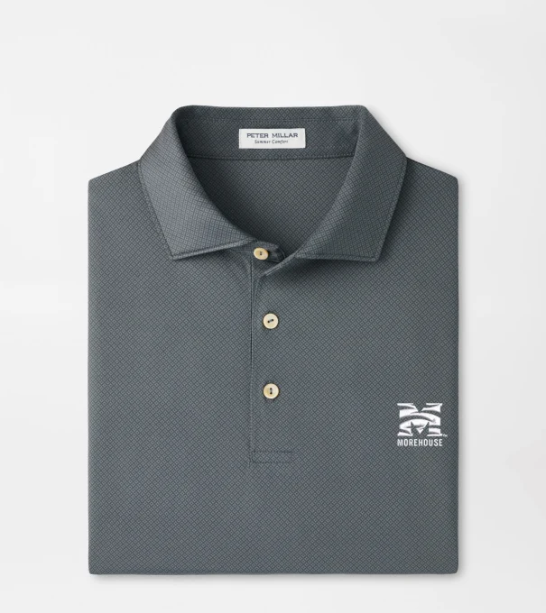 Morehouse College Hugo Performance Jersey Polo in Iron