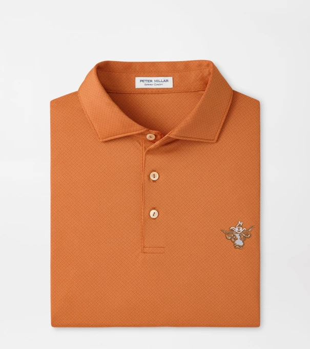 Texas Vault Hugo Performance Jersey Polo in Rust1