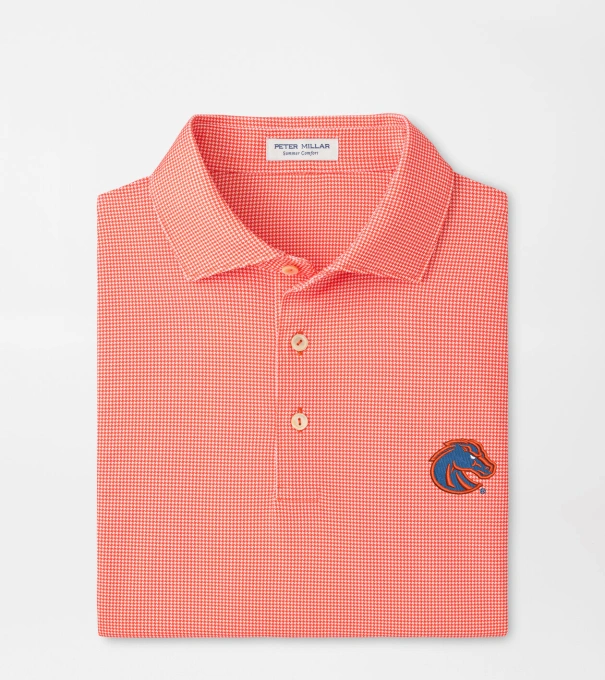 Boise State Border Performance Jersey Polo in Orange6