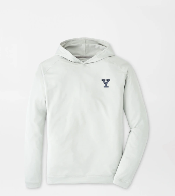 Yale Pine Performance Hoodie in British Grey