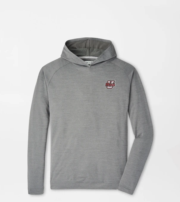 UMass Pine Performance Hoodie in Iron