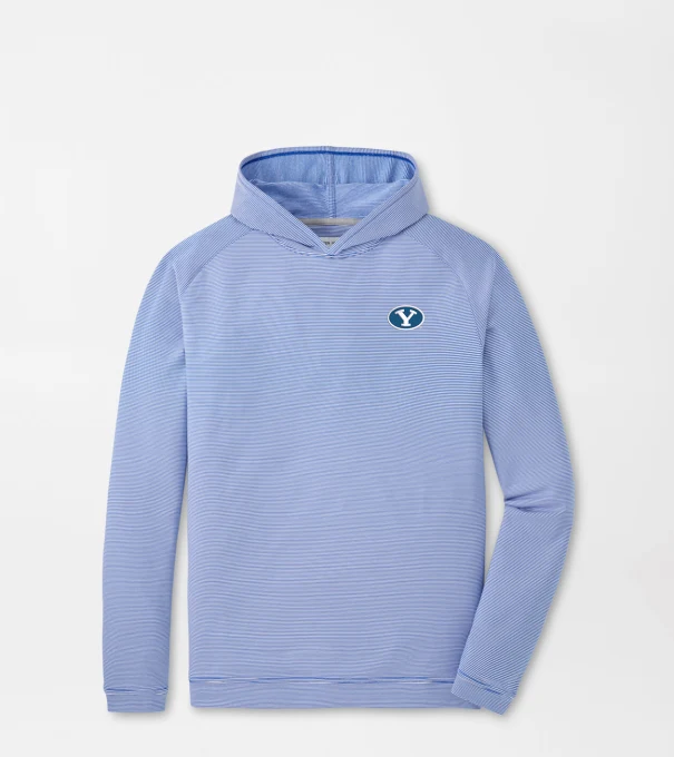 BYU Pine Sugar Stripe Performance Hoodie in Blue3