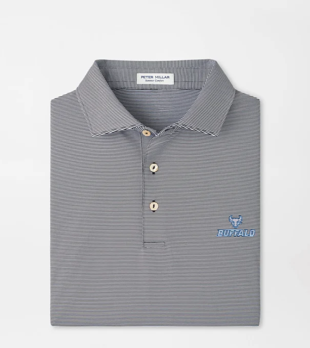 University at Buffalo Jubilee Performance Jersey Polo in Black