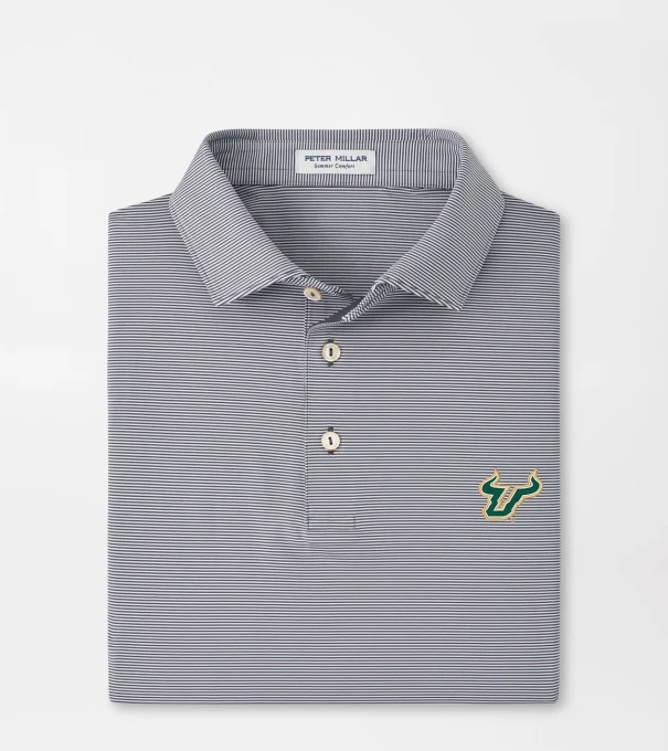 University of South Florida Jubilee Performance Jersey Polo in Iron