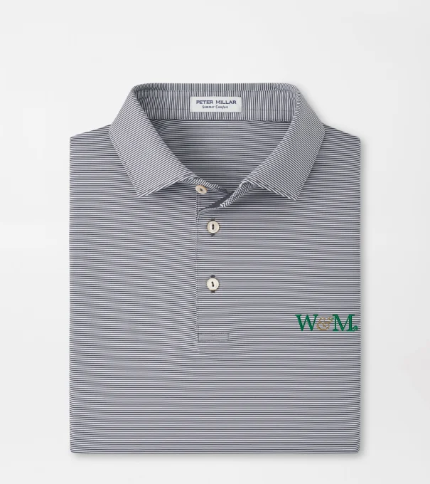 William & Mary Jubilee Performance Jersey Polo in Iron