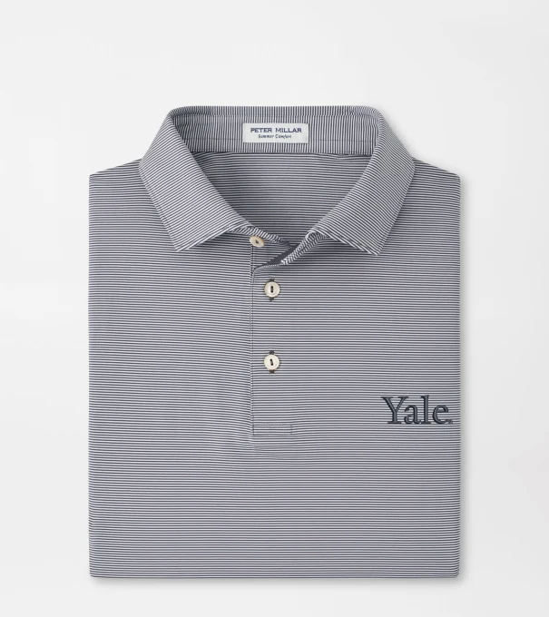 Yale Jubilee Performance Jersey Polo in Iron