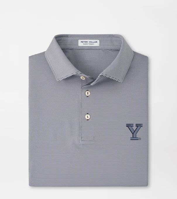 Yale Jubilee Performance Jersey Polo in Iron