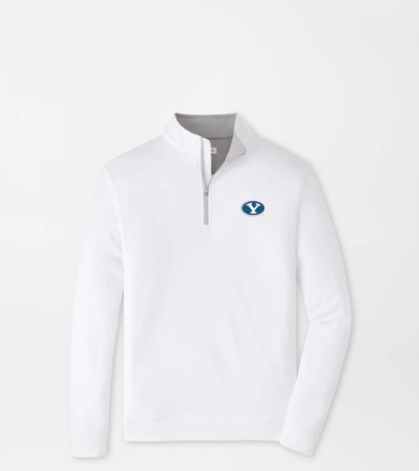 BYU Perth Performance Quarter-Zip in White