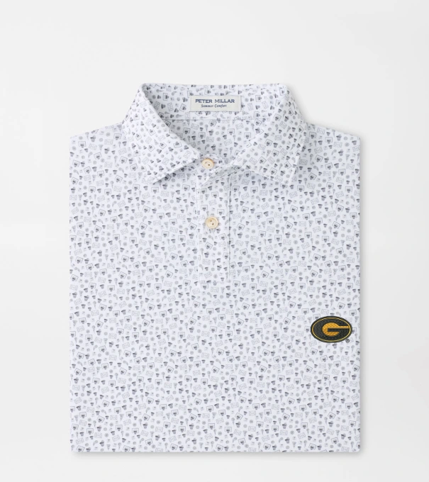 Grambling State Buzzer Beater Youth Performance Jersey Polo in White