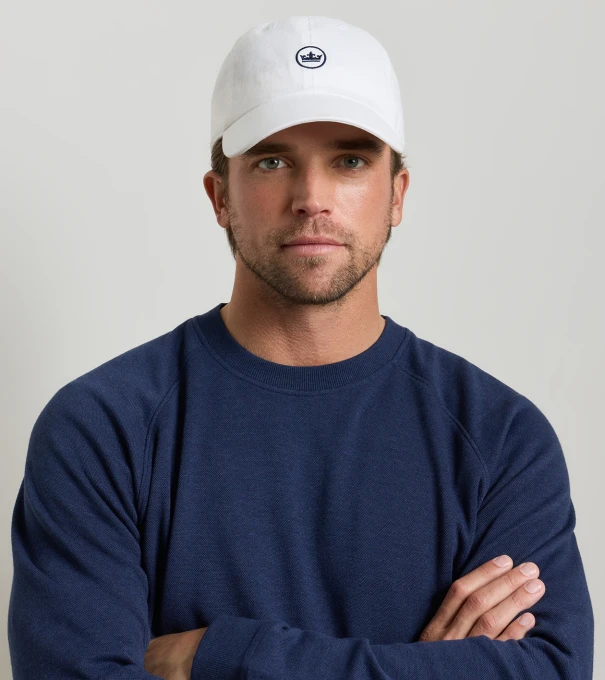 Whitaker Washed Twill Hat in White