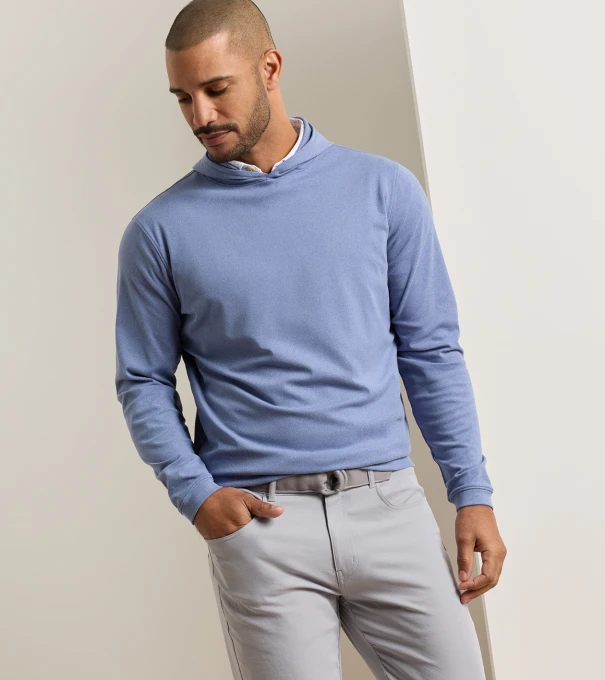 Ardent Air Performance Hoodie in BALI BLUE