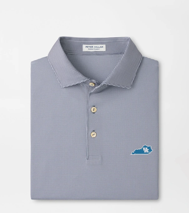 Kentucky Vault Border Performance Jersey Polo in Iron