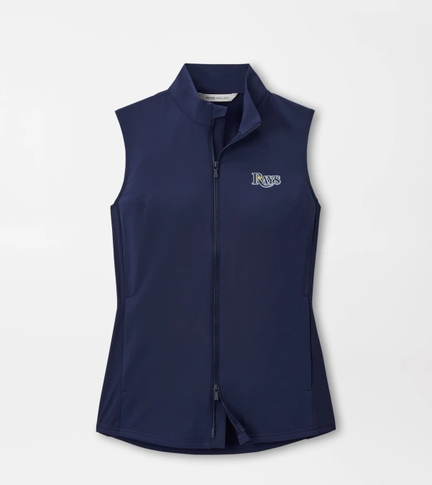 Cooperstown Tampa Bay Rays Women's Dunes Vest in Navy