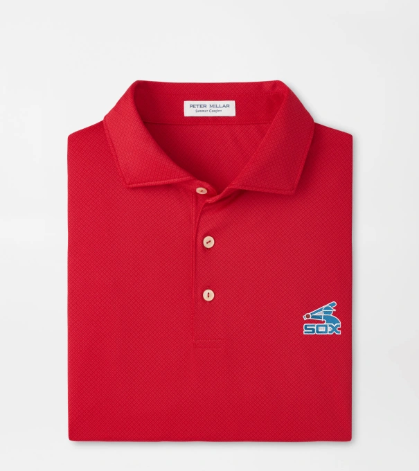 Cooperstown Chicago White Sox Hugo Performance Jersey Polo in Red3