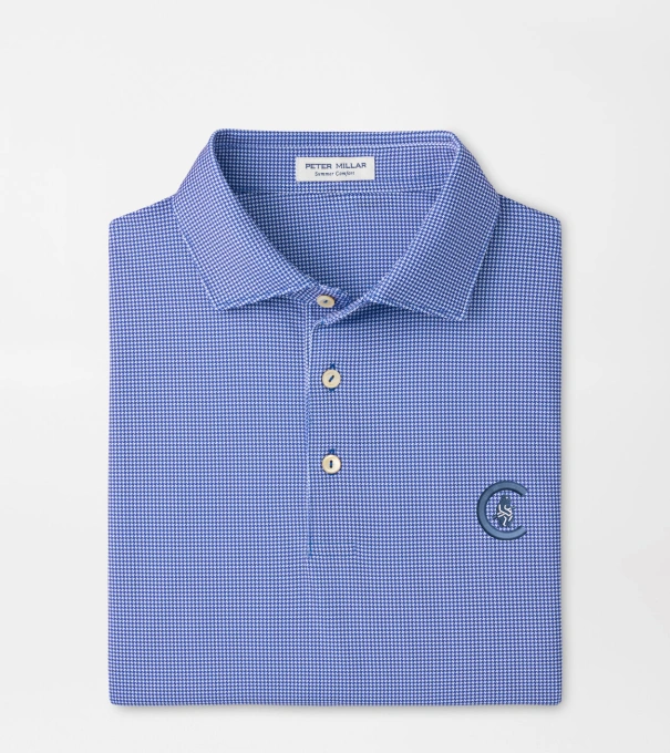 Cooperstown Chicago Cubs Border Performance Jersey Polo in Blue3