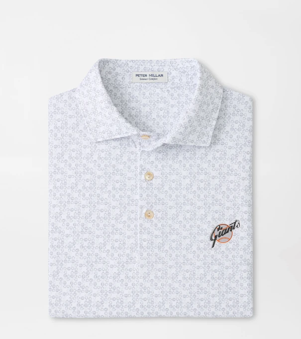 Cooperstown San Francisco Giants Bases Loaded Performance Jersey Polo in White