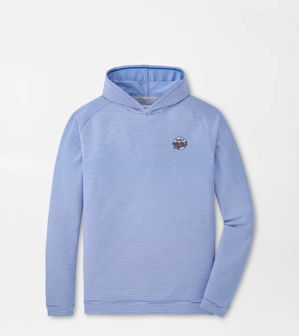 Cooperstown Minnesota Twins Pine Sugar Stripe Performance Hoodie in Blue3
