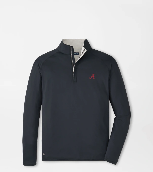 Alabama Stealth Performance Quarter-Zip in Black
