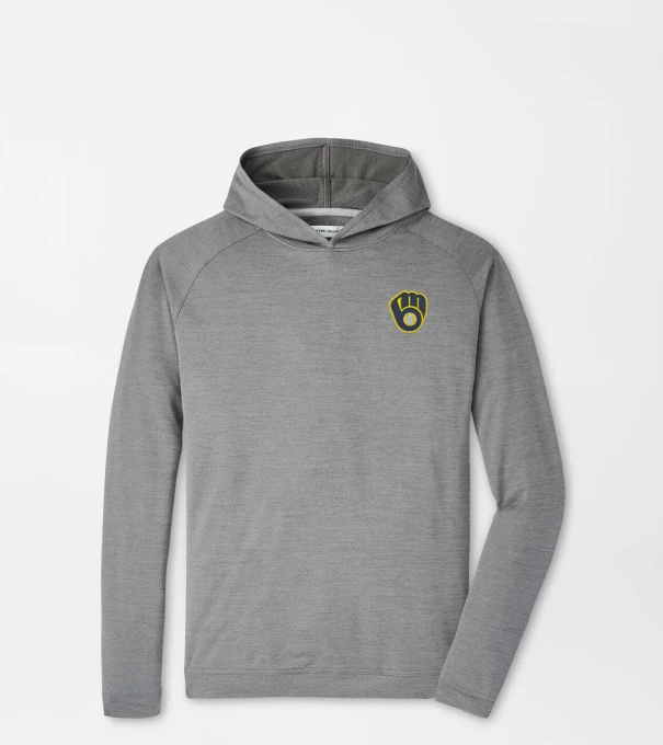Milwaukee Brewers Pine Performance Hoodie in Iron