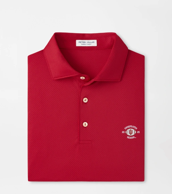Indiana Undefeated Hugo Performance Jersey Polo in Crimson1